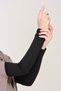 Lycra Non-Slip Rescue 1 Pair of Hijab Sleeves Black - 5