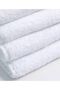 2 Pieces 100% Cotton 230 Gr. White Hotel Type Hand and Face Towel 50 X 90 Cm - 2