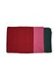 Khaki Pink and Red Triple Plain Bandana - 3