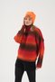 Women's Neon Orange Slogan Warm Fleece Beanie - 4