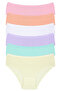 Cotton, Modal High Waist, 6-Piece Women's Panties