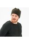 Men's Khaki Green Warm Outdoor Fleece Beanie - 3