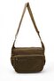Postman Shoulder School Bag Crossbody High School Middle School Bag with Gorilla Keychain Gift - Tan - 2