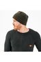 Men's Khaki Green Warm Outdoor Fleece Beanie - 4