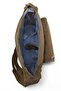 Postman Shoulder School Bag Crossbody High School Middle School Bag with Gorilla Keychain Gift - Tan - 6