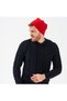 Men's Red Warm Outdoor Fleece Beanie - 5