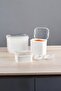 Flour and Legume Container 10 Lt 4.5 Lt 1.6 Lt White Storage Container with Shovel Gift Vp-039 - 2