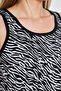 Women's Skirted Sleeveless Tunic with Garnish - 6