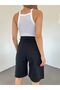 Women's Pleated Bermuda Shorts Loose Cut - 5