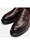 Men's Loafer - Genuine Leather, Brown Color - 4