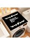 Washing Machine Dryer Cover Protection Pad Waterproof Mat Non-Slip Washable