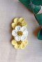 Daisy Pattern Snap Hair Accessory Scrunchie for Baby Girls and Kids Set of 2 - 4