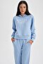 Comfortable Cut Hooded Sweatshirt - B3849ax23au - 4