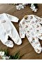 2-Piece Cotton Baby Sleeping Bag Raccoon - 3