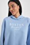 Comfortable Cut Hooded Sweatshirt - B3849ax23au