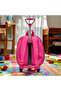 Kindergarten Nursery Children's Suitcase Backpack with Rickshaw and Wheels - 4
