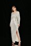Maxi Size Sequin Cross Front Dress