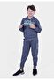 Original 27 Printed Boys' Kangaroo Pocket Hooded Smoked Tracksuit Set - 2