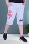 Spiderman Text Printed Wide Leg Cord Detailed Boy's Gray Capri - 3