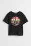 New York City Painting Collection Design Printed Text Unisex Kids T-Shirt