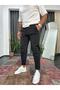 Scuba Fabric Asymmetrical Cut Detailed Boyfriend Fit Sweatpants - 2