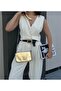 Women's Chain Studded Detailed Cross Strap Wallet Bag - 2