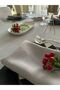 Gray Polyester Linen Linen Tablecloth - 5