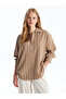LCW Oversize Striped Long Sleeve Women's Shirt