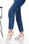 Women's White Jelly Sandals - 2