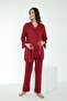 Maternity and Maternity Pajamas Set with Dressing Gown - 2