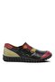 Black & Red Leather Casual Shoes - Model Name - Sydney - 2