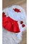 Girl's Red Skirt Strawberry Set - 3