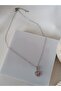 Pandora Charm - Pink Zircon Stone Heart Steel Pendant - 5