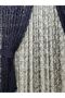 Tulle Background Curtain 2 Wings Tulle Background Curtain Lace-Up Model Ivy Pattern Dark Navy Blue - 6