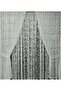 Tulle Background Curtain 2 Wings Tulle Background Curtain Lace-Up Model Ivy Pattern White - 2
