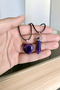 Purple Agate Stone Necklace, 2 Pieces, Special Model Gift, Couple Necklace, Two-Piece Necklace Set - 6