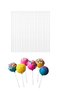 White Color 50 Pieces 15 cm Candy Lollipop Cakepops Stick