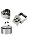 Narkalıp Stainless Parfait Cake Mold Set of 3 Diameter 8cm - 3