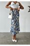 Luxury Quality Maxi Length Long Satin Skirt with Elastic Waist - 4