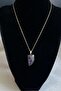 Caprea Steel Natural Stone Necklace Gold Color Tarnish Resistant Necklace with 45 cm Chain - 2