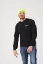 Men's Neon Green Slogan Warm Outdoor Fleece Beanie - 7