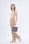 Denim Fabric Hand and Shoulder Bag - 4