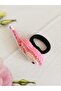 Buckle Rock Pink Guitar Handmade Rubber Buckle - 4