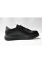 Women's Black Inner Outer Genuine Leather Casual Sports Shoes - 6