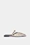 White Lori Women's Slippers with Gold Drops - 2