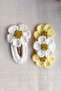 Daisy Pattern Snap Hair Accessory Scrunchie for Baby Girls and Kids Set of 2 - 5