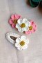 Daisy Pattern Snap Hair Accessory Scrunchie Set of 2 for Baby Girl and Child - 2