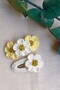 Daisy Pattern Snap Hair Accessory Scrunchie for Baby Girls and Kids Set of 2 - 2