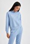 Comfortable Cut Hooded Sweatshirt - B3849ax23au - 3