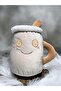 Cup of Love Espresso Frappe Coffee Plush Toy Gift Gray